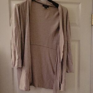 Alfani Open-Front Women's Cardigan in Light Brown